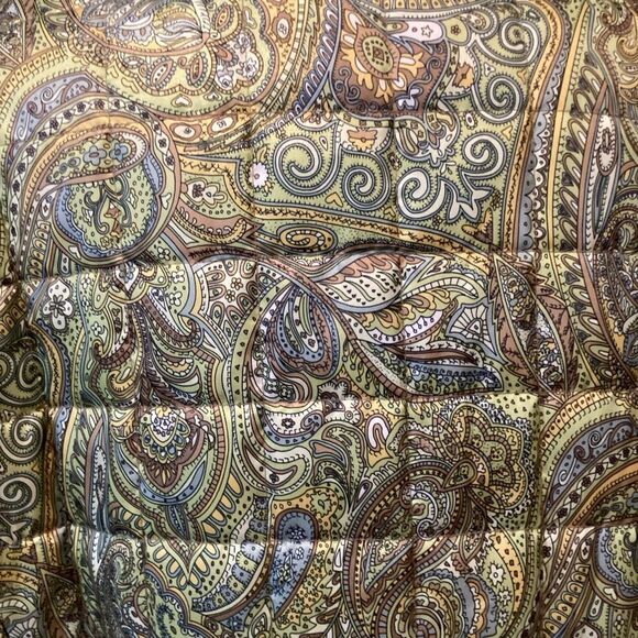 NWT Liz Claiborne | Reversible Quilted Coat and Paisley Print Size XL - Picture 7 of 14